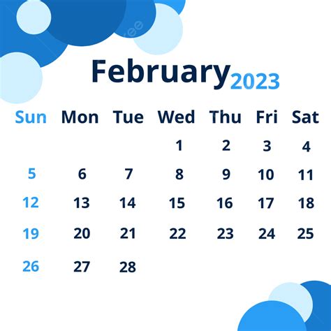 February 2023 Calendar February Calendar February Monthly Calendar