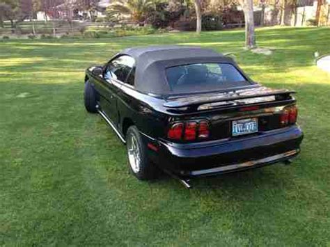Every used car for sale comes with a free carfax report. Sell used 1997 Ford Mustang GT Convertible Black/Black ...