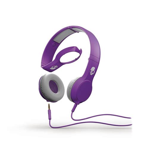 Buy Skullcandy Over Ear Headphones With Mic Purple Online At Best
