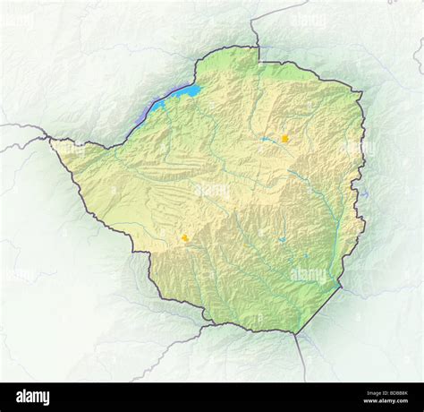Map Of Zimbabwe Hi Res Stock Photography And Images Alamy