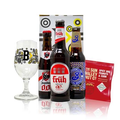 Alcohol Free Mixed Beer T Set With Branded Glass 3 Pack Beerhunter