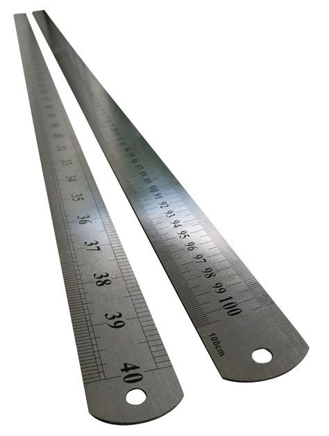 Large One Meter Ruler 1m Metal Steel 40 Measure Rule 100cm 1000mm