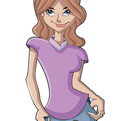 How To Draw A Girl Cartoon Character Vector Graphics Blog