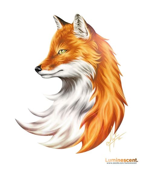 Magic Fox By Vervex On Deviantart Fox Artwork Watercolor Fox Fox