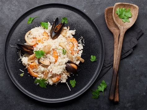 Risotto aux fruits de mer Recette de risotto aux fruits de mer