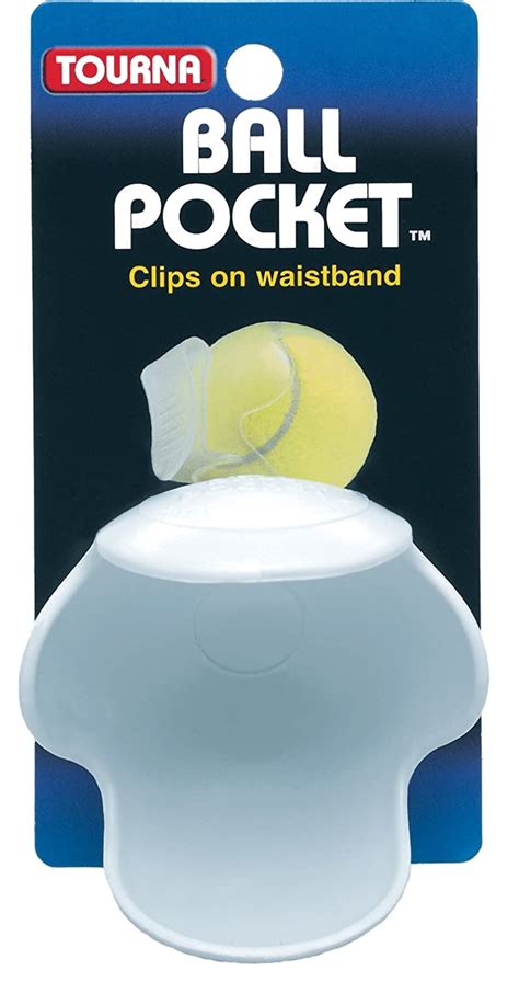 Buy Tourna Ball Pocket Tennis Ball Waist Clip Holder White Online At Low Prices In India
