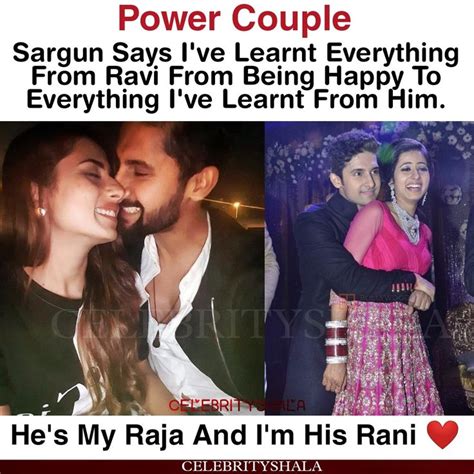 Sargun Mehta Ravi Dubey Couple Goals Couples Power Couple