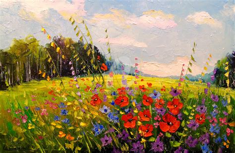 Summersummer Painting By Olha Artmajeur
