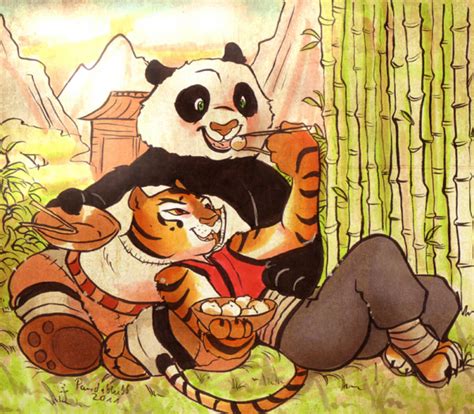 Kung Fu Panda Po And Tigress By Pandablubb On Deviantart
