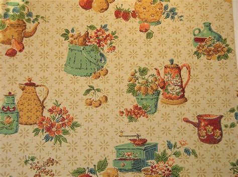 Vintage Wallpaper For Your 50s Kitchen And Bath Another Source