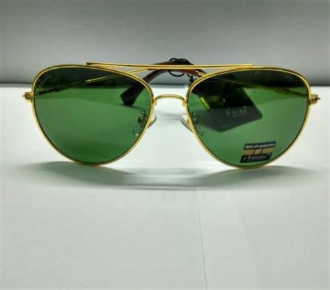 Velocity Gold Metal Frame Aviator Sunglasses Green At Best Price In