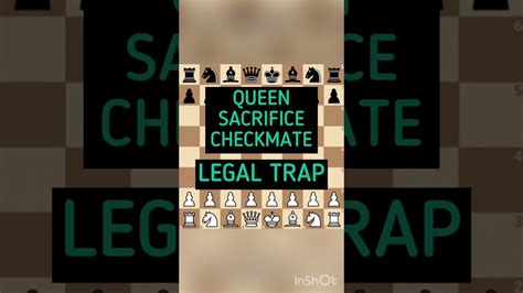 How To Sacrifice Your Queen To Win Chess Legal Trap Killer Checkmate