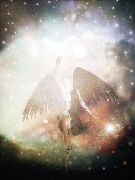 Fallen Angel Digital Art by Lee-Anne Rafferty-Evans