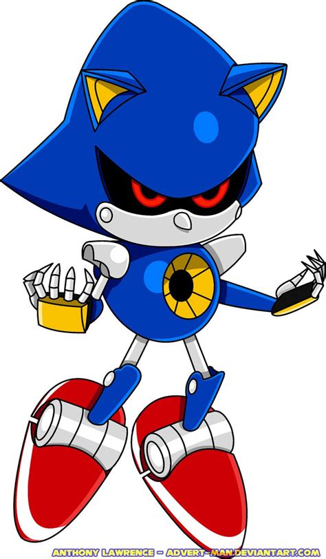 Classic Metal Sonic By Advert Man On Deviantart Sonic Classic Metal Character Design