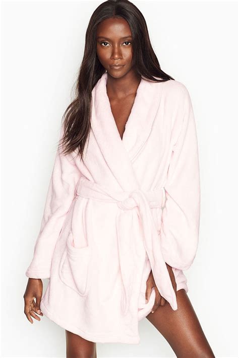 Buy Victorias Secret Logo Short Cozy Robe From The Next Uk Online Shop