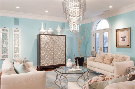 Tiffany Blue And Grey Living Room Stephaniegiordano