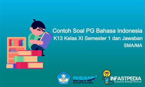 40 Contoh Soal PG Bahasa Indonesia K13 Kelas XI Semester 1