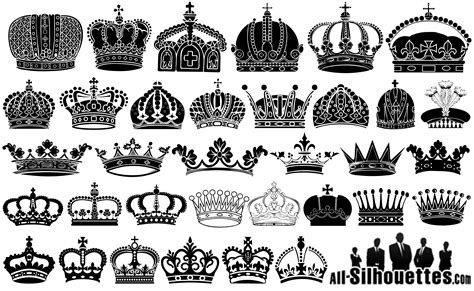 Pics For Queen Elizabeth Silhouette Crown Silhouette Queen Tattoo