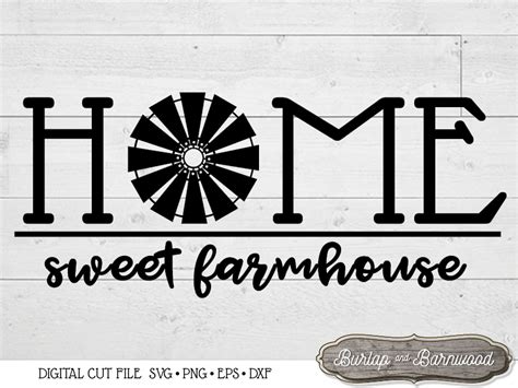Freesvg.org offers free vector images in svg format with creative commons 0 license (public domain). Home Sweet Farmhouse - SoFontsy
