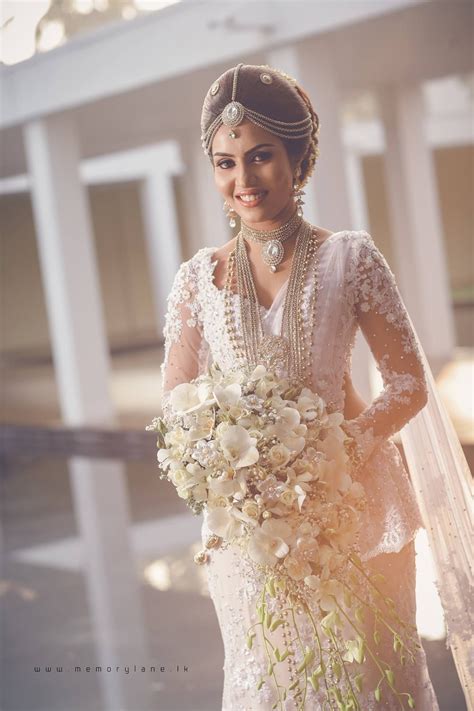 Sri Lankan Bride Christian Bridal Saree Wedding Dresses Saree Wedding