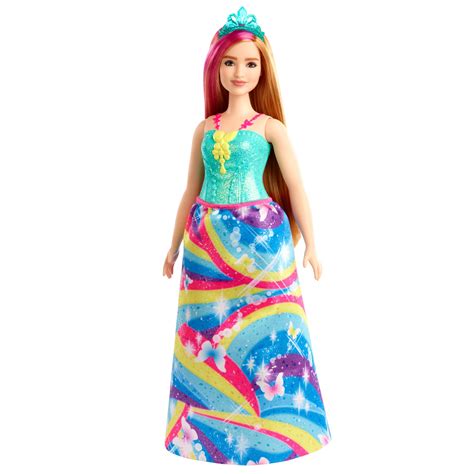 Barbie Dreamtopia Bambola Principessa Bionda Con Ciocca Rosa