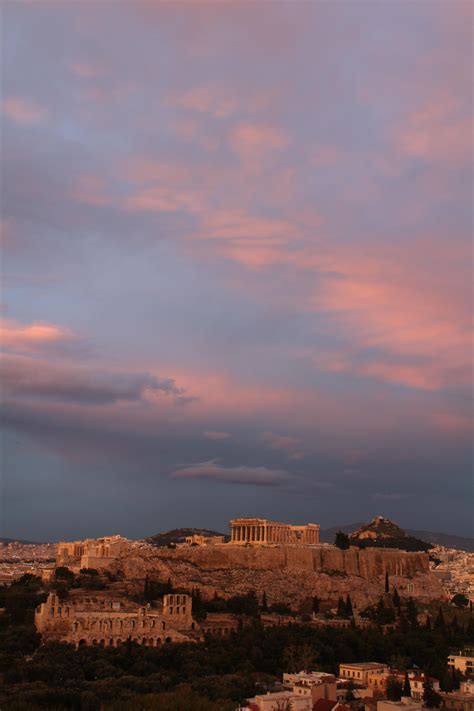 The Acropolis In Athens After Visitng The Parthenon I Walked Across