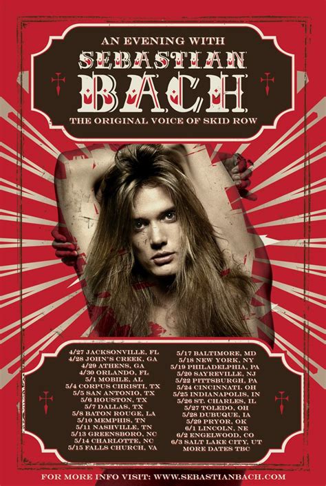 Sebastian Bach Announces Us Spring Tour Memoir Release Date