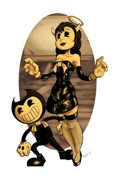pin by 𝔗𝔯𝔦𝔱𝔬𝔫 on 𝐁𝐄𝐍𝐃𝐘 bendy and the ink machine epic mickey alice angel