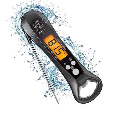 Digital Waterproof Instant Read Food Thermometer Bbq Cooking Oven Meat