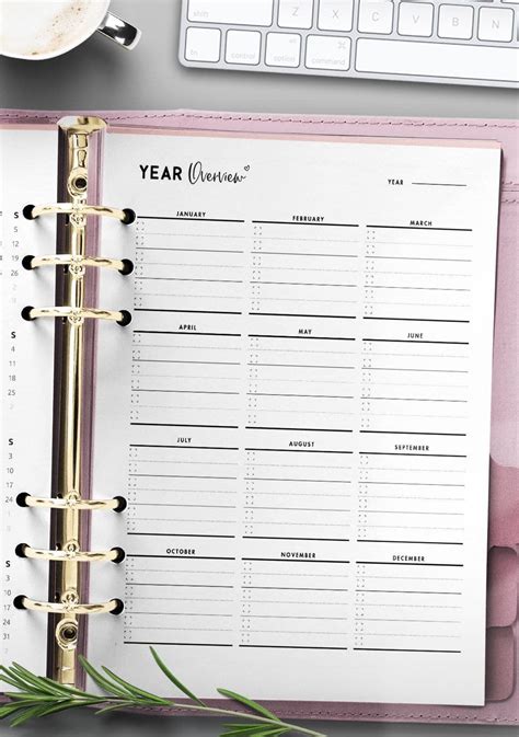 Pin On Yearly Planner