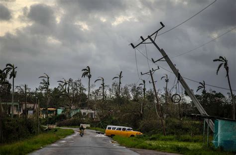 Cuba Working To Restore Power After Hurricane Ian Causes National