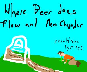 I Come From A Land Down Under Cont Song Drawception