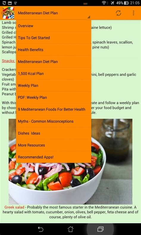 Reviews of the best diet apps for android and iphone for 2020. Free Mediterranean Diet Guide Plans APK Download For ...