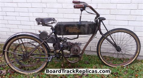 1900s Harley Davidson Replica Board Track Bike