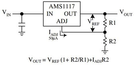Ams1117 1a Low Dropout Voltage Regulator Datasheet 33 V Regulators
