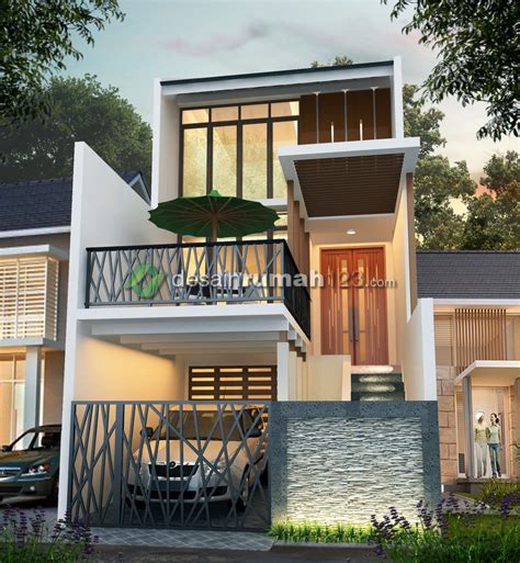 desain rumah    minimalis tropis  lantai desain