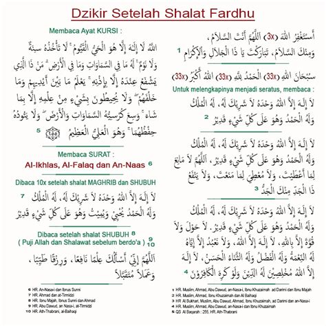 Doa setelah sholat fardhu adalah doa yang dilakukan setelah selesai sholat fardu atau sholat wajib 5 waktu (subuh, dzuhur, ashar, maghrib, dan isya'). DZIKIR setelah sholat fardhu…. | BBG AL ILMU