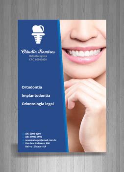 Panfletos De Odontologia Dentistas Personalize Gr Fica Expanssiva