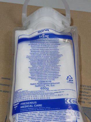 Fresenius Medical Care Bibag Bicarbonate Dry Concentrate For