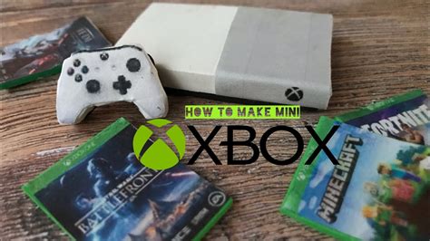 How To Make Mini Xbox And Accessories Youtube