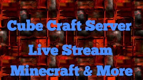 Minecraft Pocket Edition Cube Craft Server Youtube