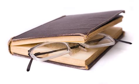 Reading Glasses In A Book Stock Image Image Of Learning Bookstore