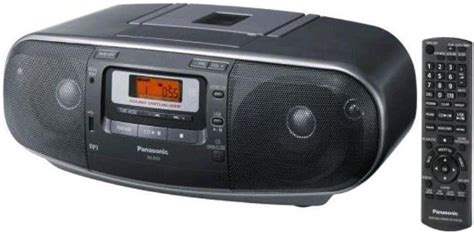 Panasonic Rx D55gc K Boombox High Power Portable Stereo Amfm Radio Mp3 Cd Tape