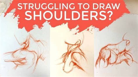 Simple Anatomy How To Draw Shoulders Youtube