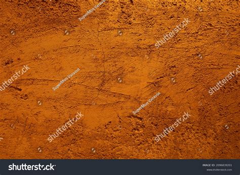Golden Brown Plaster Wall Texture Background Stock Photo 2096839201