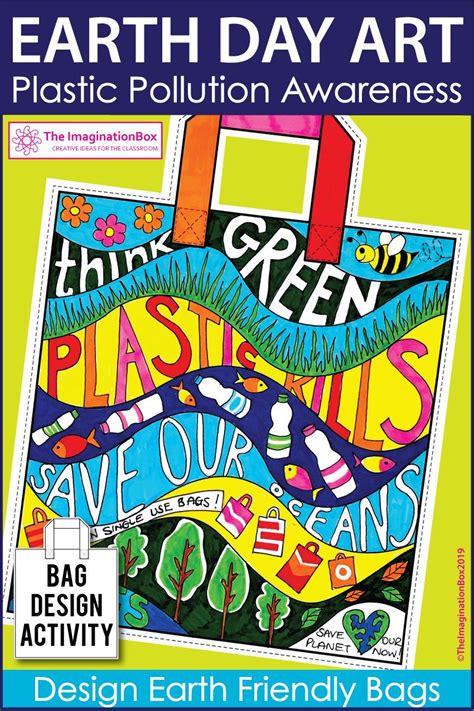 Earth Day Coloring Pages Plastic Pollution Art Activity Bulletin