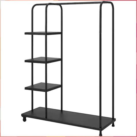 You can customize the design of your wardrobe to your personal taste by choosing your own interior fitting. IKEA - KORNSJÖ Clothes rack, black | Clothing rack, Diy ...