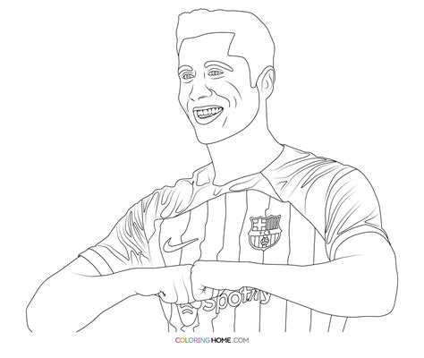 Robert Lewandowski Coloring Page Coloring Home