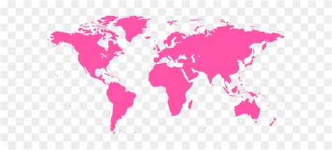 World Map Vector Pink Free Transparent Png Clipart Images Download