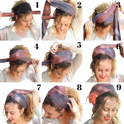 How To Tie My Scarf Diagonally Amazing Headband Bandana Tichel Snood
